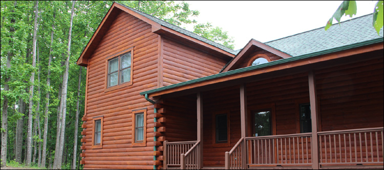 Log Home Staining in Dudley,  North Carolina
